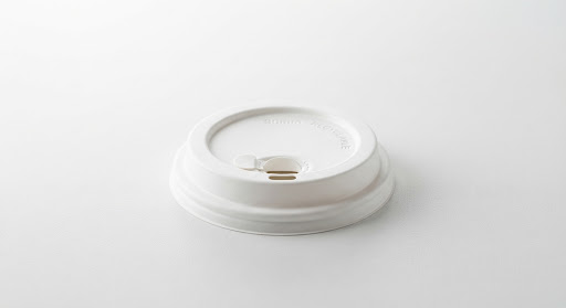 90mm paper lid — Straight-on