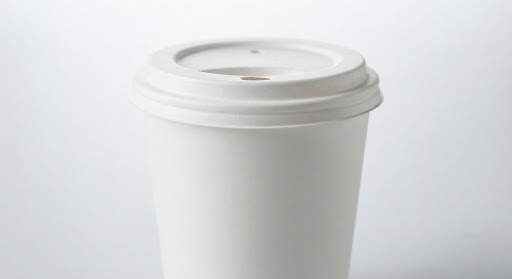 90mm paper lid thumbnail — Fitted on cup